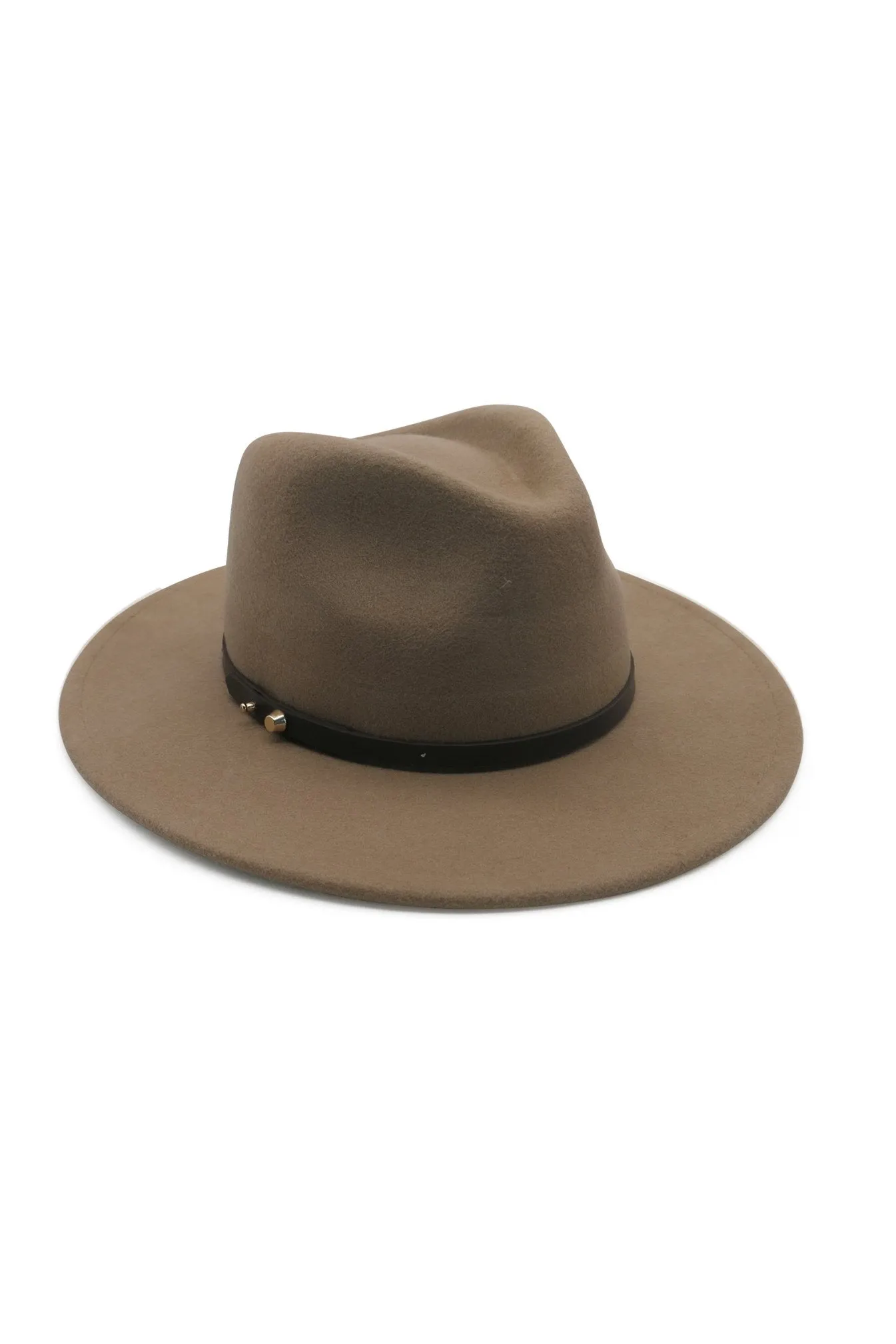 ACE OF SOMETHING Oslo Felt Fedora - Golden Sand