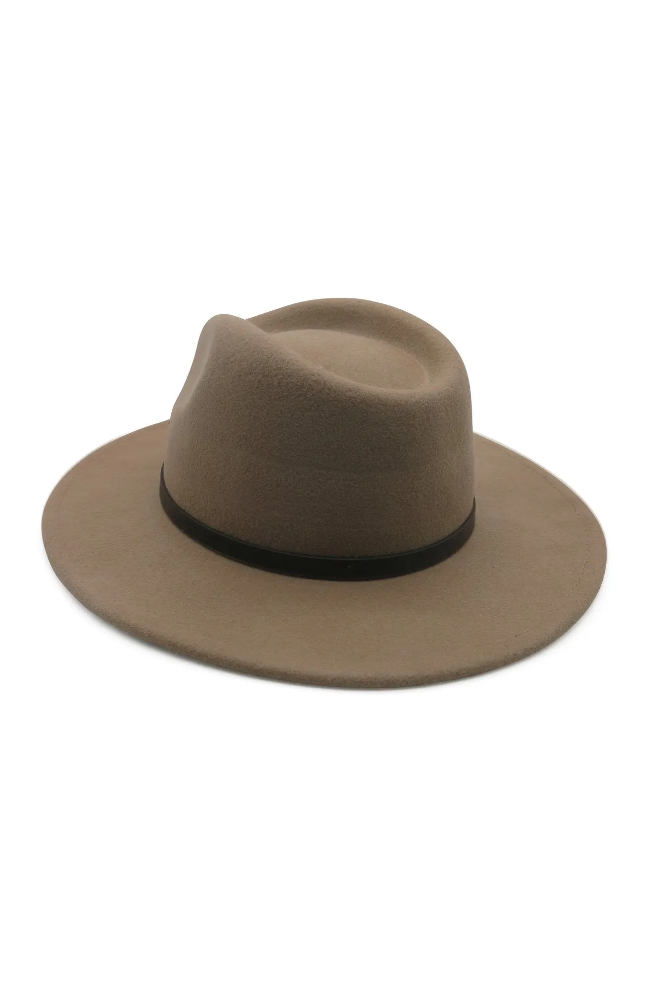 ACE OF SOMETHING Oslo Felt Fedora - Golden Sand