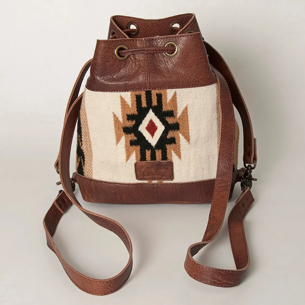 ADBG862D American Darling Hand Tooled Saddle Blanket Genuine Leather Women Bag Western Handbag Purse
