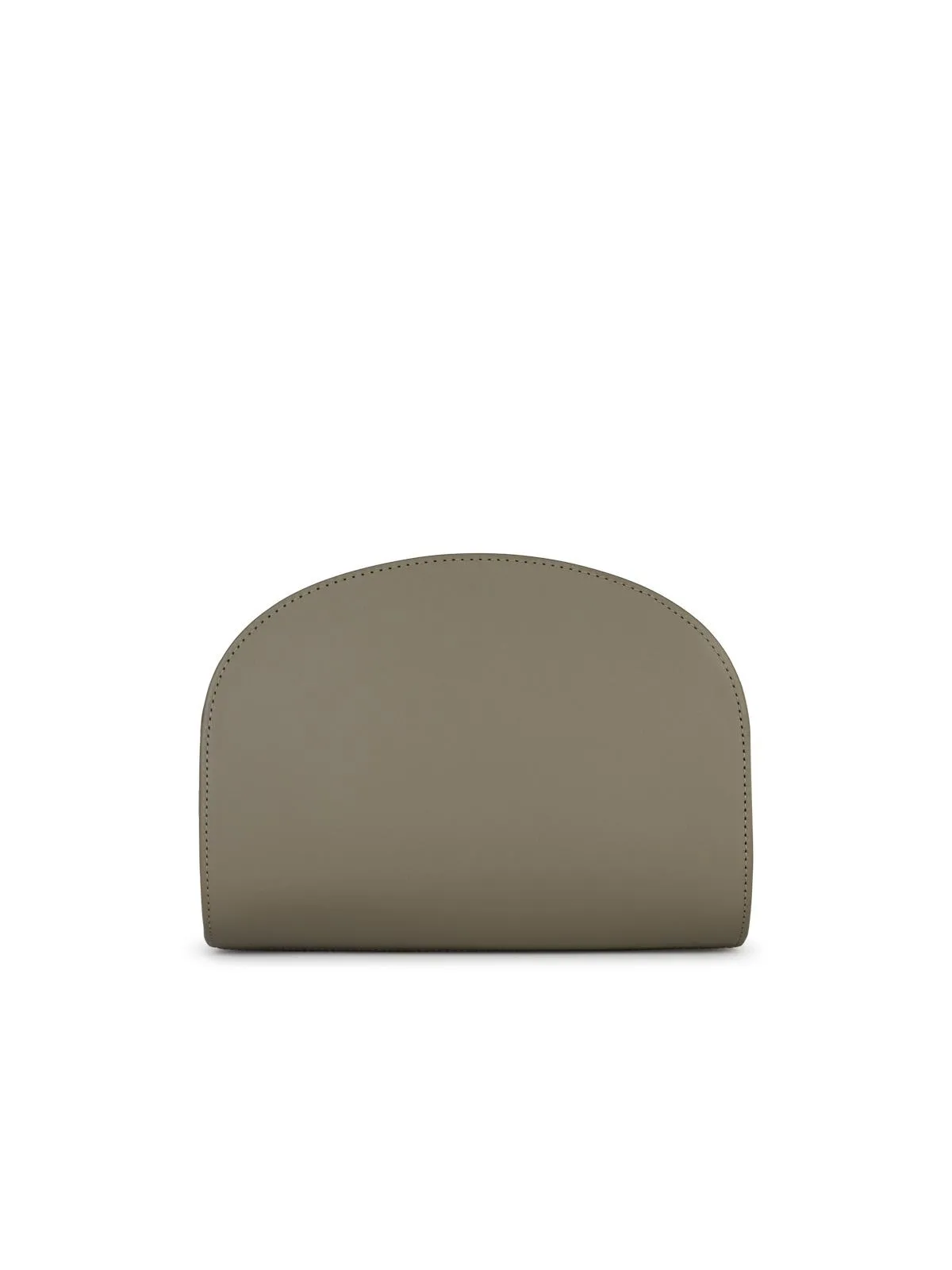 A.P.C. 'Demi Lune' Green Lear Crossbody Bag