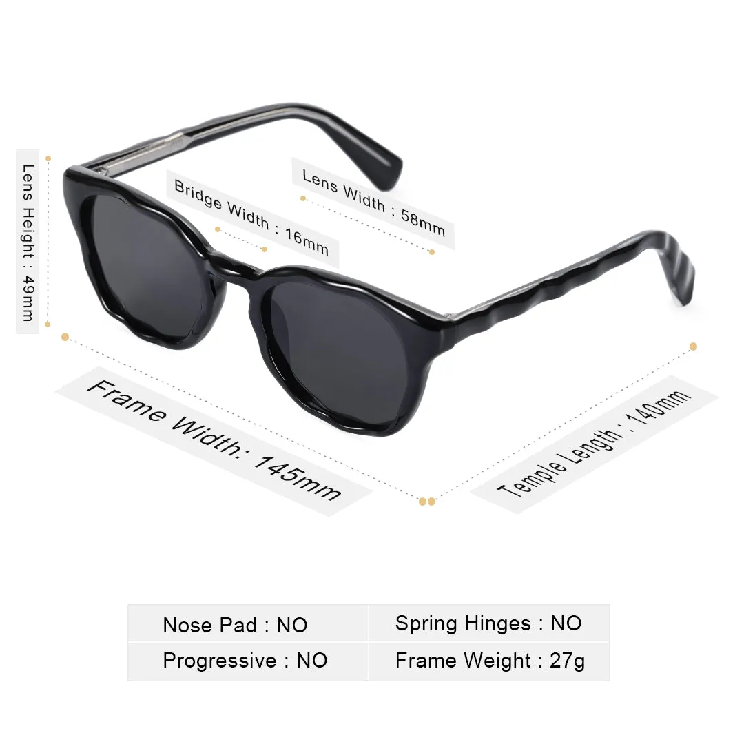 Avery | Square Round/Black/PC CP