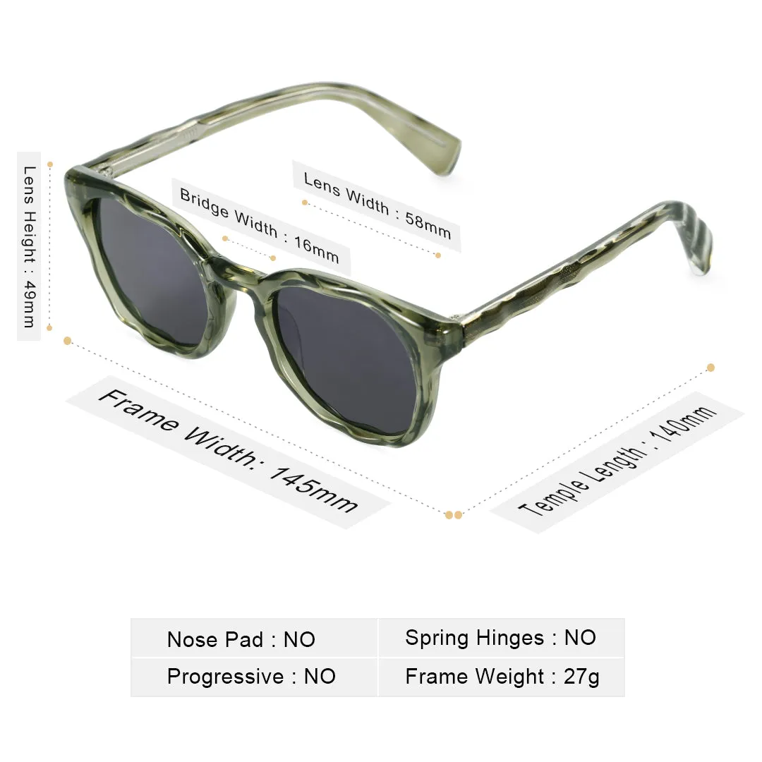 Avery | Square Round/Green/PC CP
