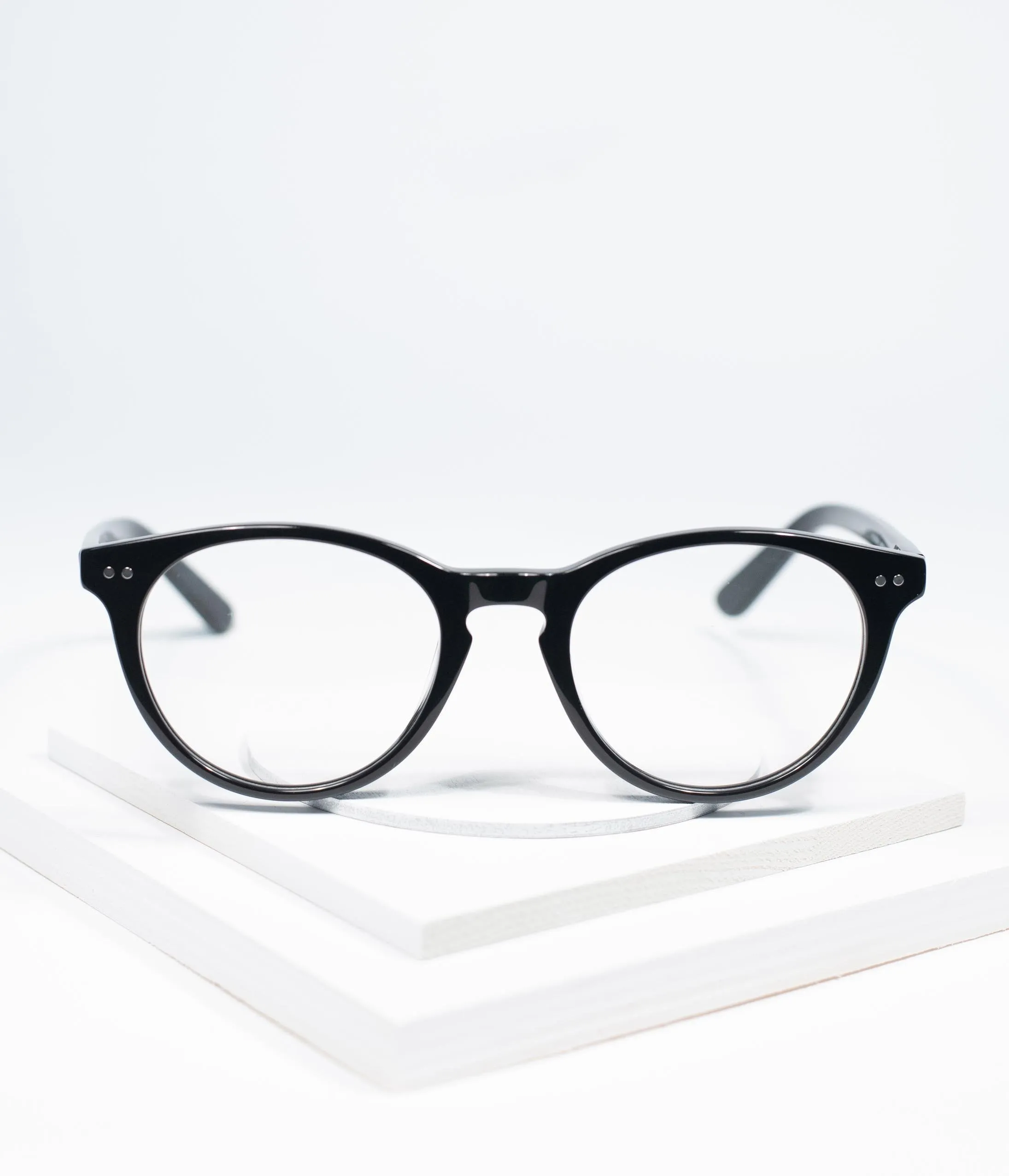 Black Round Frame Glasses
