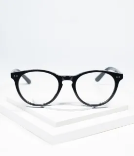 Black Round Frame Glasses