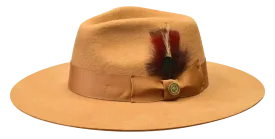 Bruno Capelo DU-723 Duke Fedora Acorn/Camel