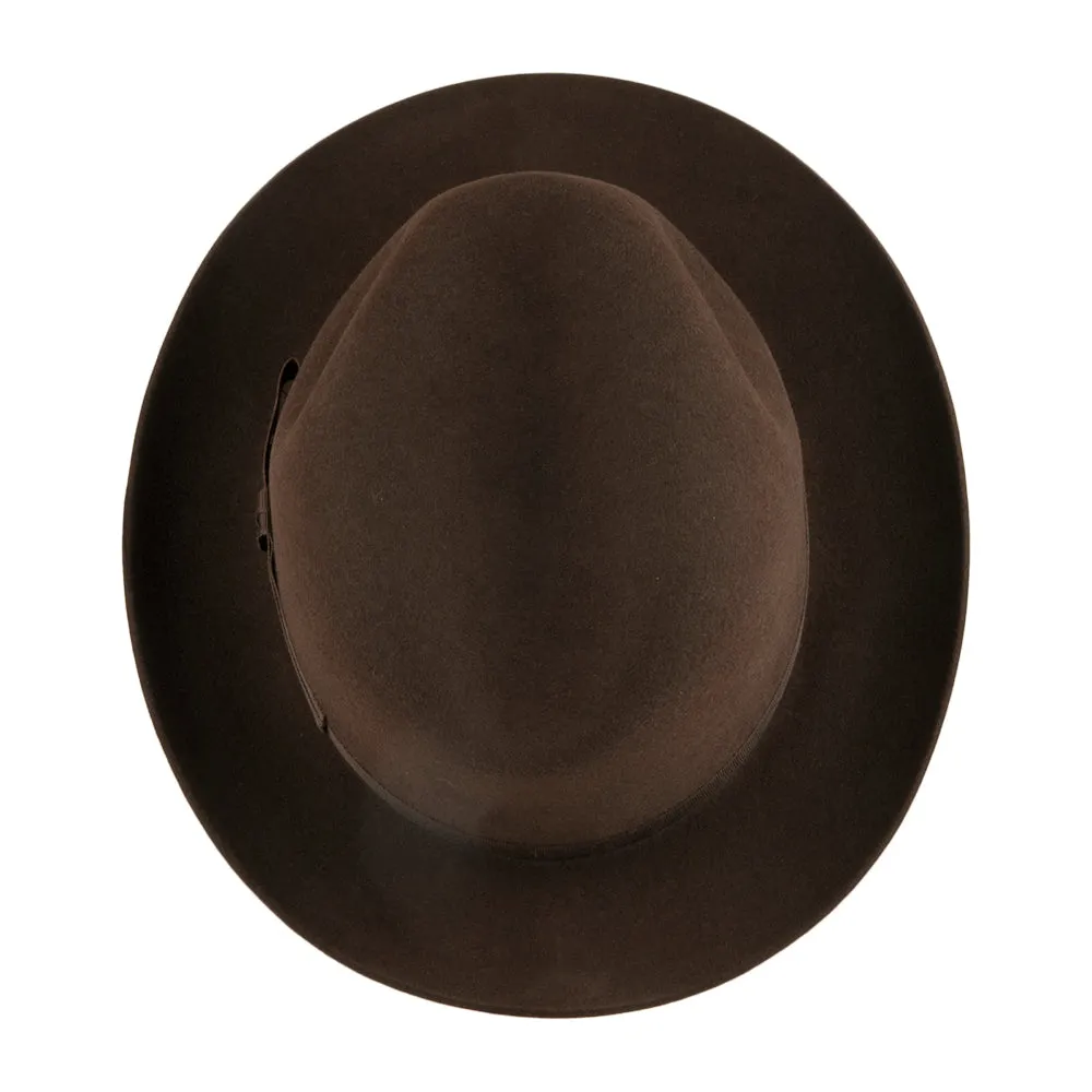 Christys Hats Epsom Fur Felt Fedora - Brown
