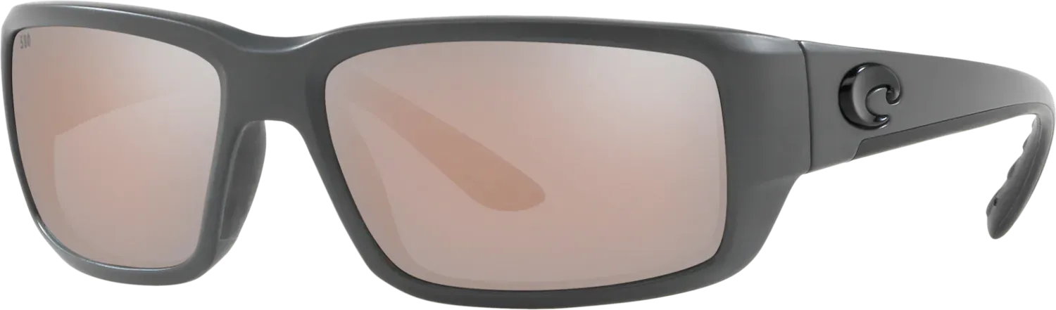 Costa Del Mar Fantail Sunglasses - Matte Gray/Copper SilverMirror 580G