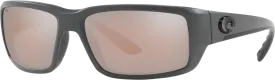 Costa Del Mar Fantail Sunglasses - Matte Gray/Copper SilverMirror 580G