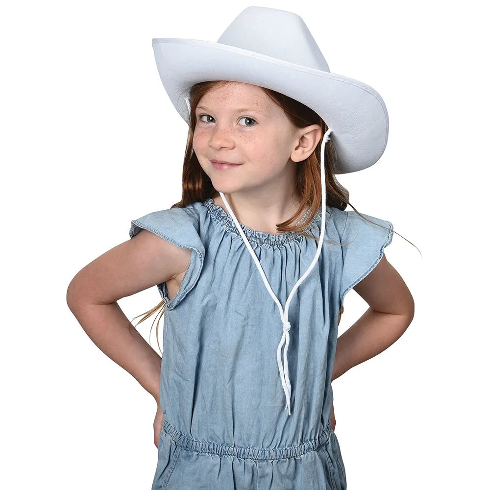 Costume Cowboy Hat - White