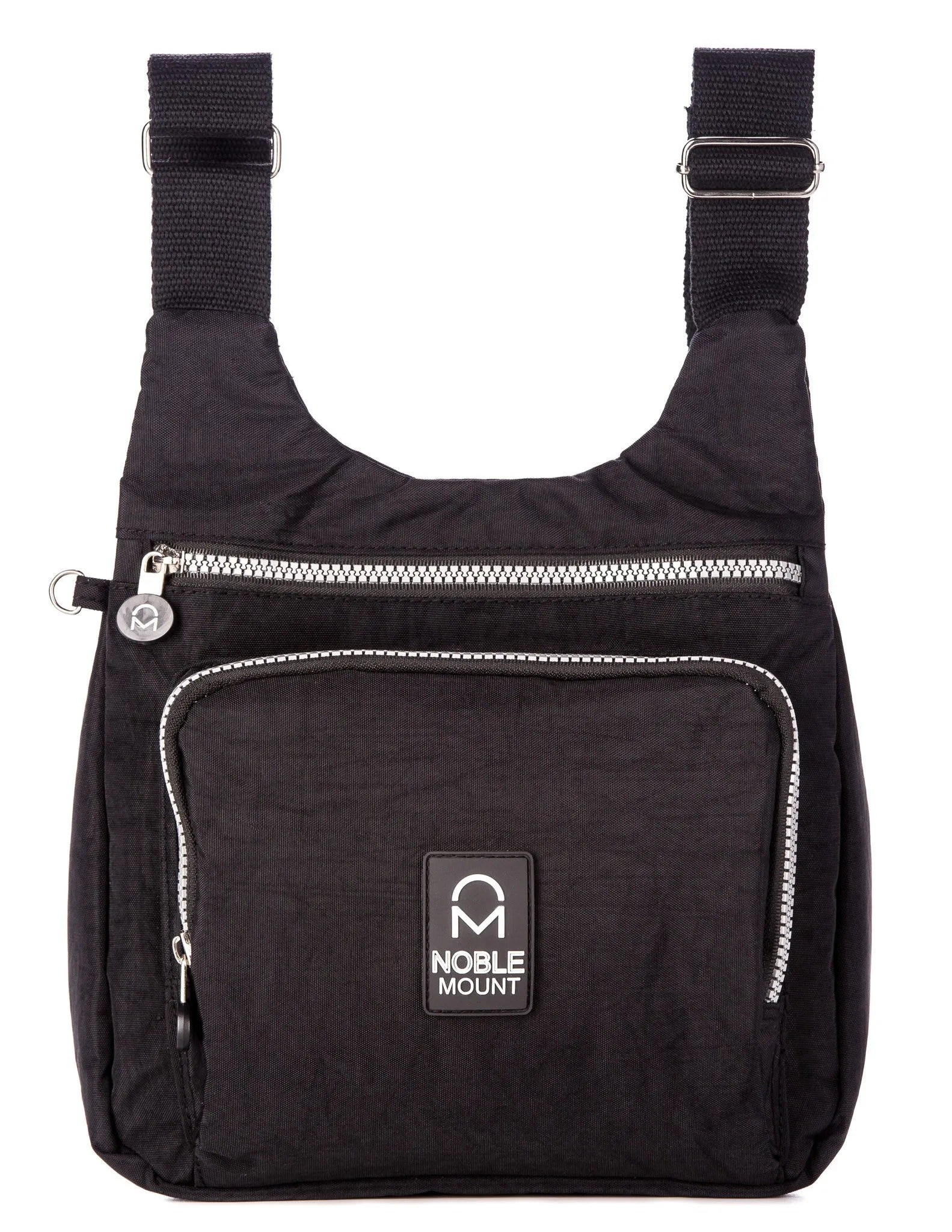 Crinkle Nylon Vagabond Crossbody Bag