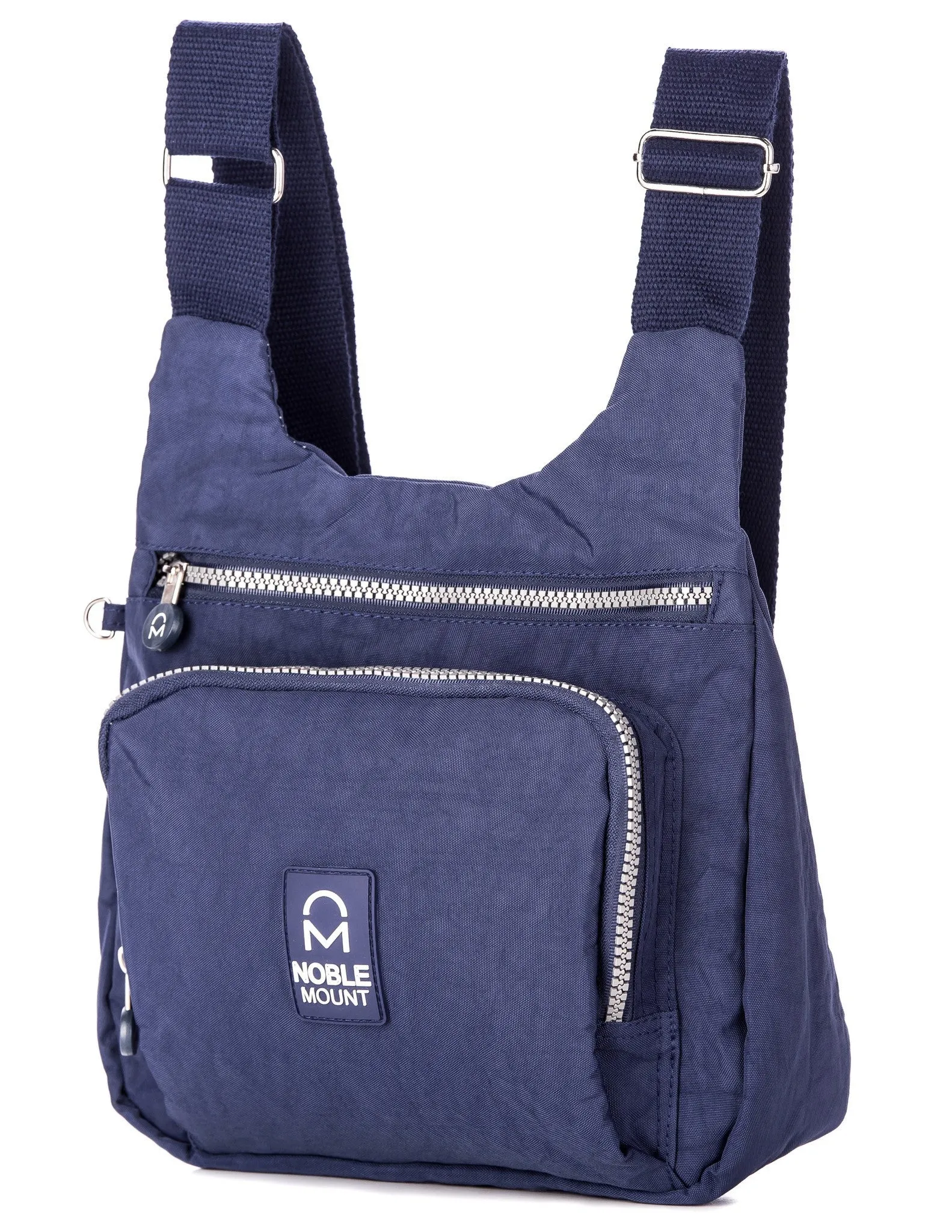 Crinkle Nylon Vagabond Crossbody Bag