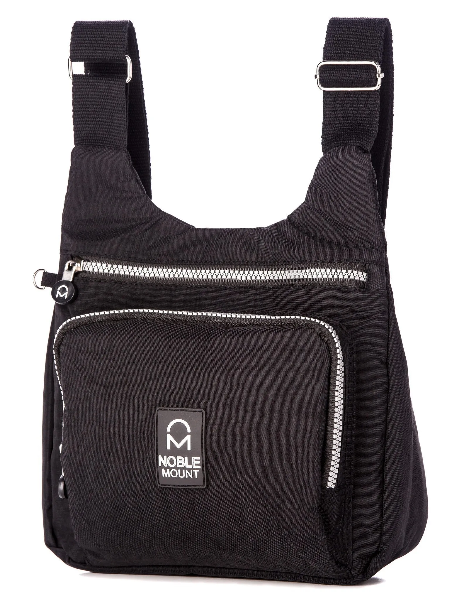 Crinkle Nylon Vagabond Crossbody Bag
