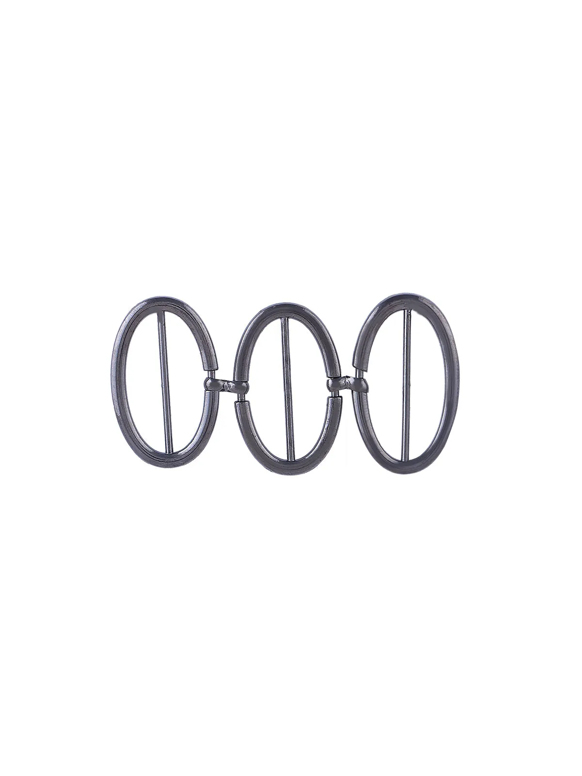 Designer Oval Shape Short Belt Buckle Accessory
