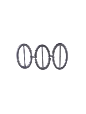 Designer Oval Shape Short Belt Buckle Accessory