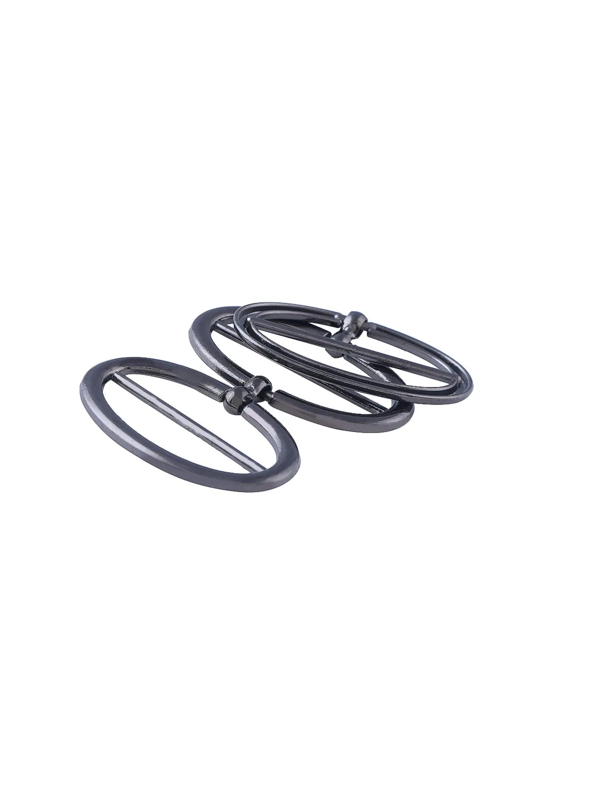 Designer Oval Shape Short Belt Buckle Accessory