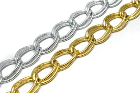 Double Layer Aluminum Chain 0.50" (13 mm) - 1 Yard