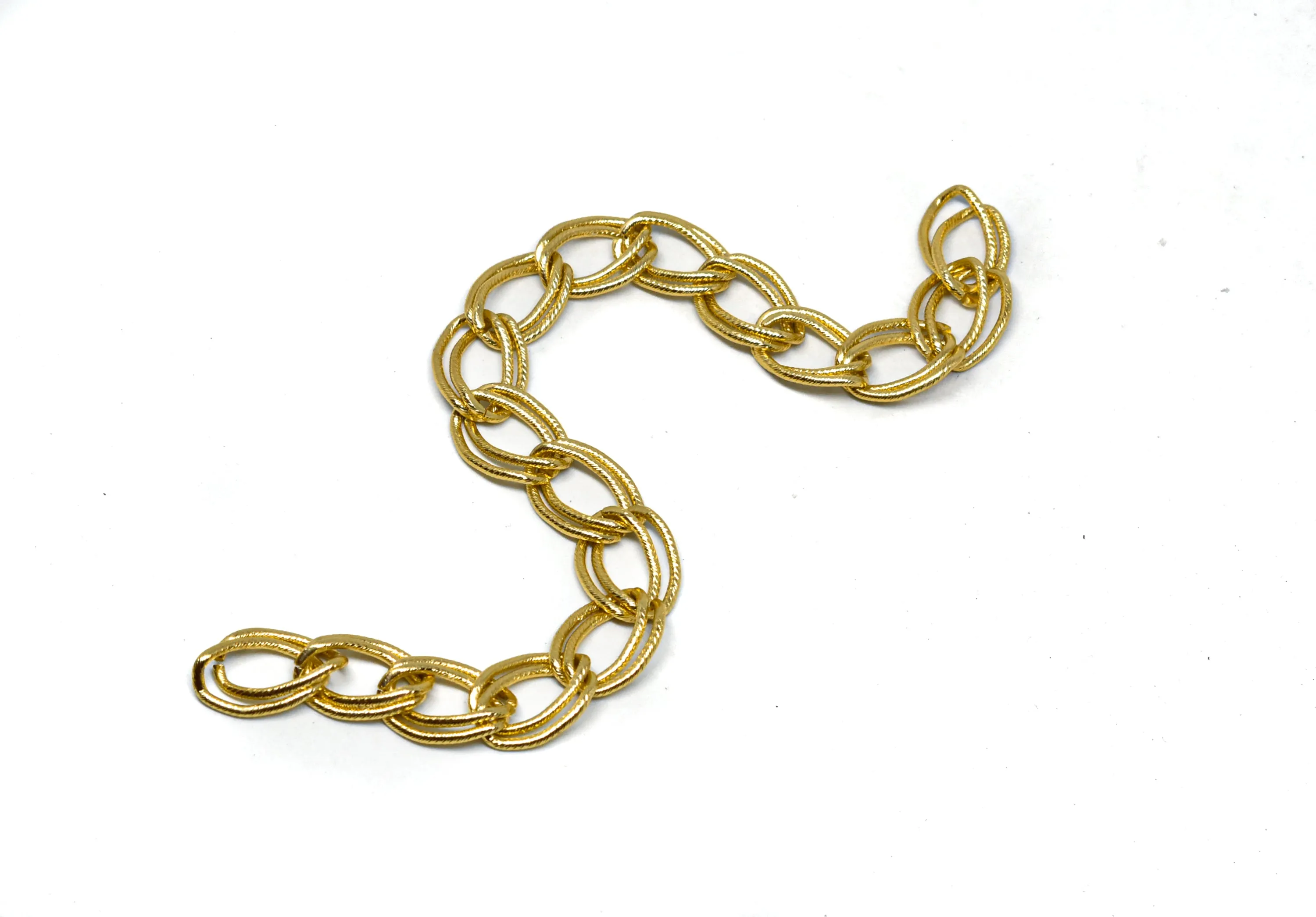 Double Layer Aluminum Chain 0.50" (13 mm) - 1 Yard