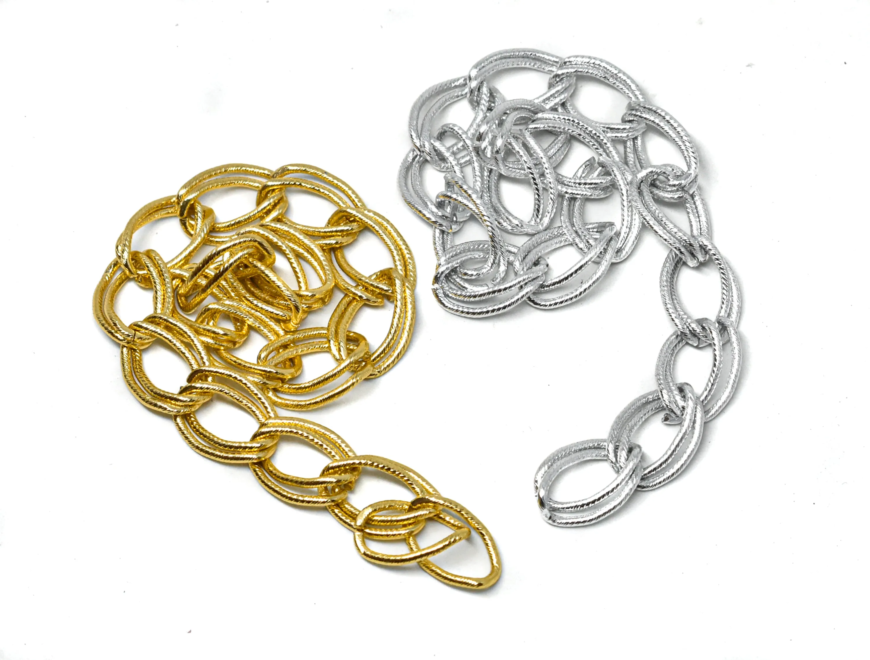 Double Layer Aluminum Chain 0.50" (13 mm) - 1 Yard