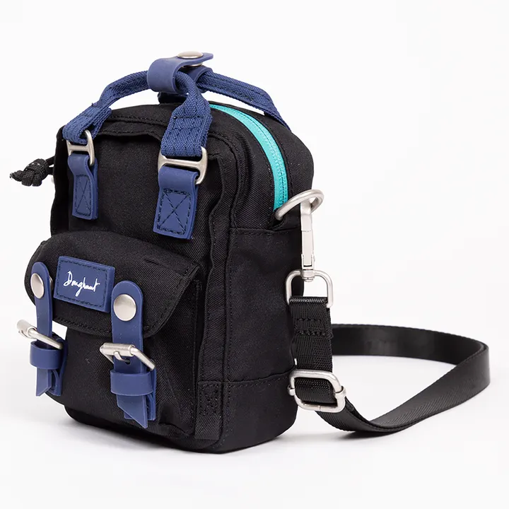 DOUGHNUT Crossbody Bag: Macaroon Tiny Lucas Beaufort Series Black