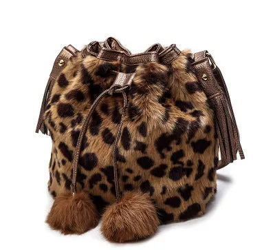 Fashionable Ladies' Plush Bags
