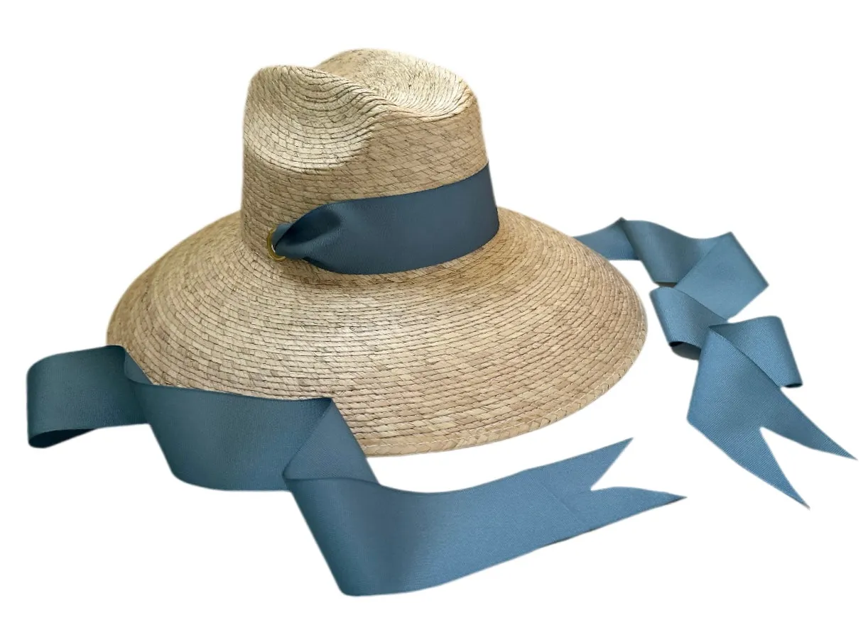 French Blue Grosgrain Ribbon - Long