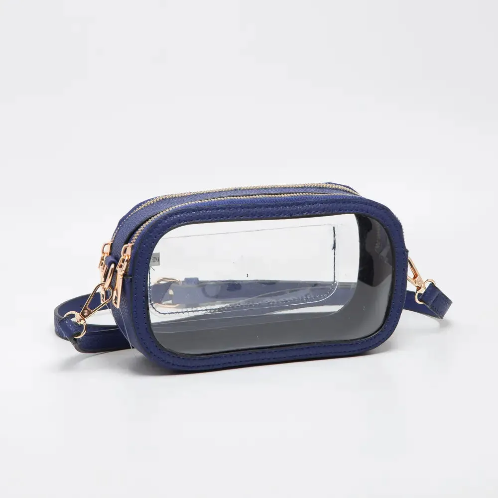 Game Day Clear Oval Crossbody Bags