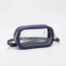 Game Day Clear Oval Crossbody Bags
