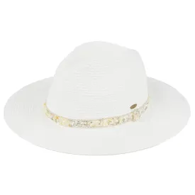 Gem Stone Straw Panama Hat