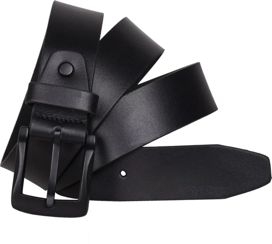 GOUS Men Casual, Formal Black Genuine Leather Belt