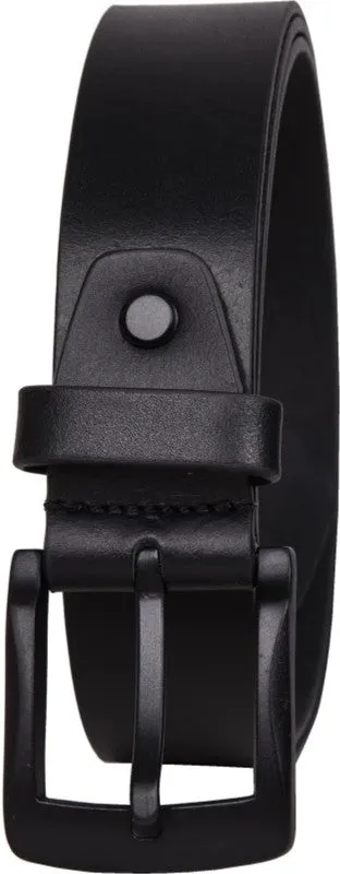 GOUS Men Casual, Formal Black Genuine Leather Belt