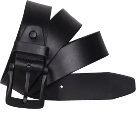 GOUS Men Casual, Formal Black Genuine Leather Belt
