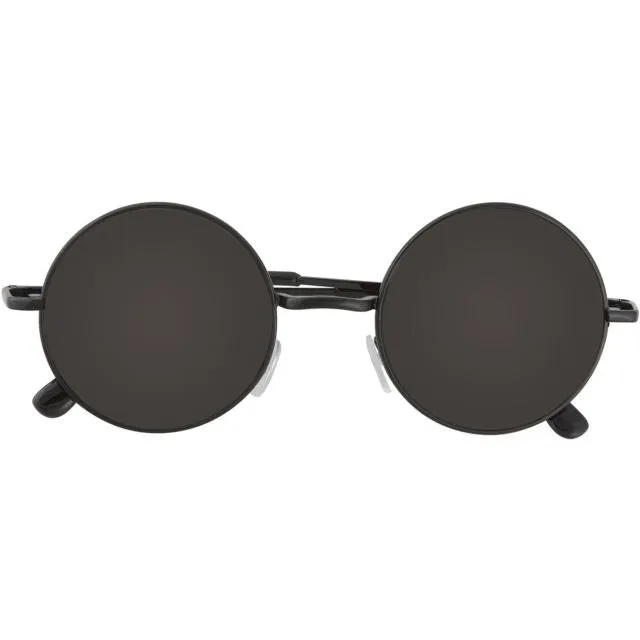 grinderPUNCH Round Circle Vintage Retro Metal Sunglasses Unisex Lennon