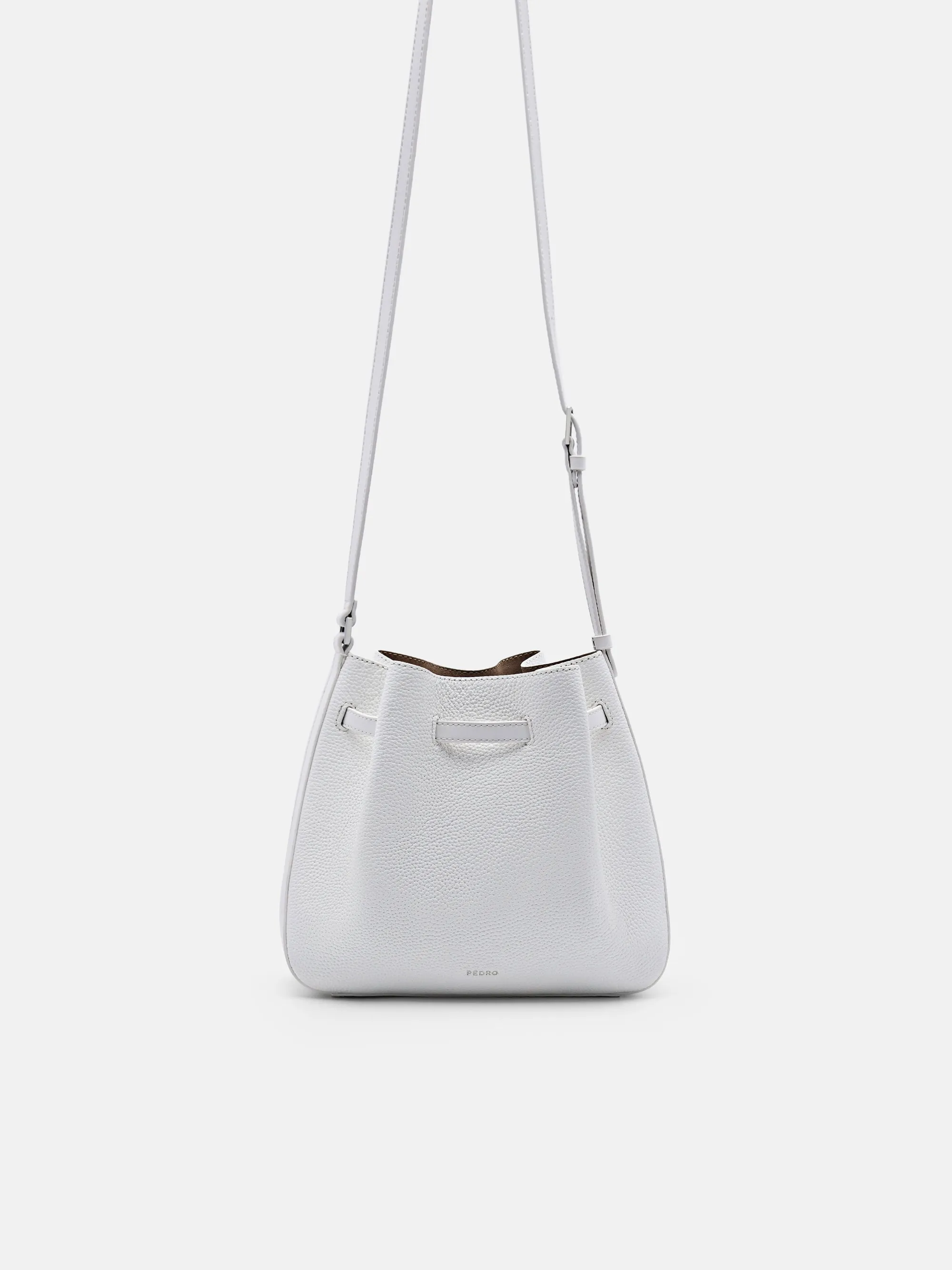 Helix Leather Bucket Bag