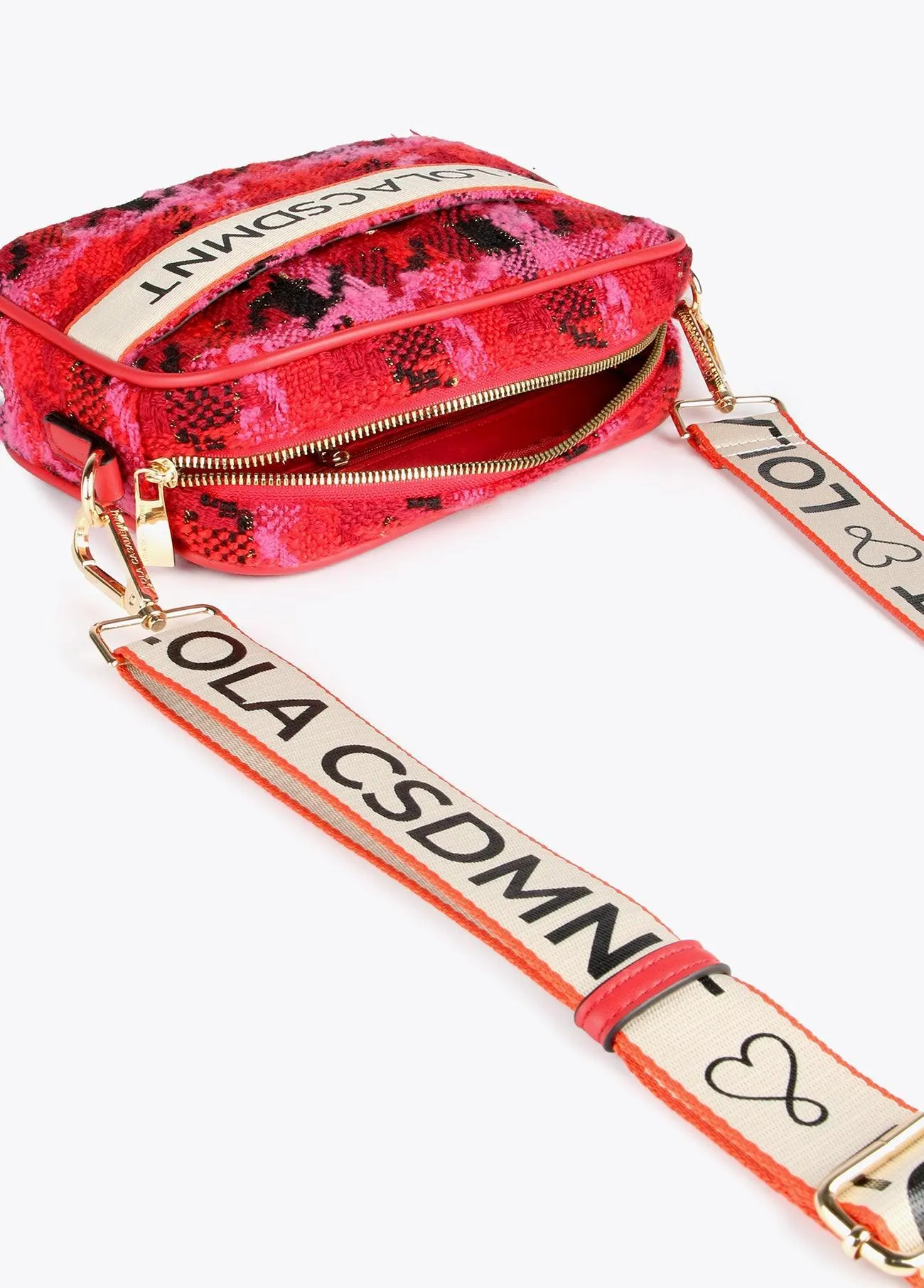 Houndstooth crossbody bag
