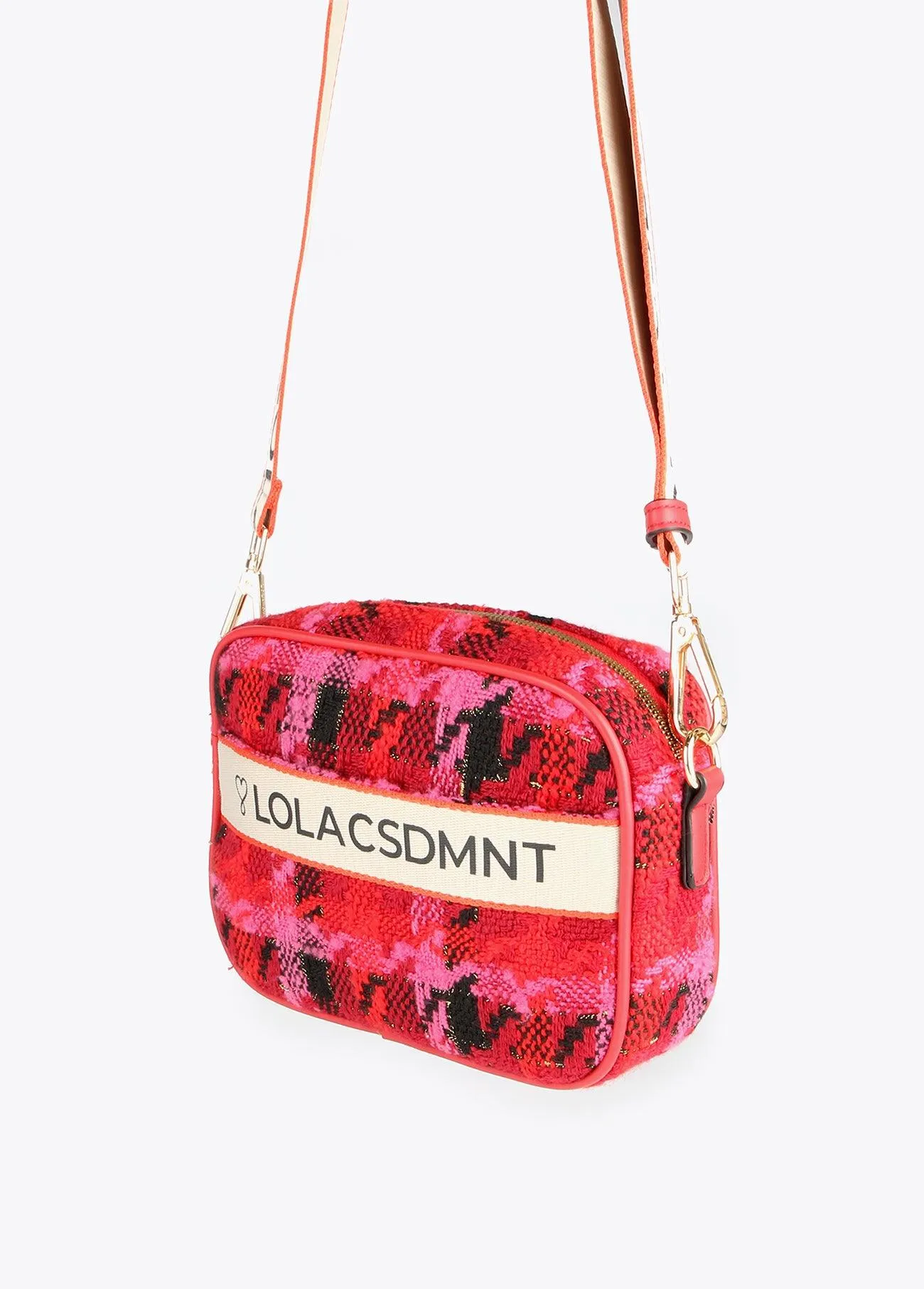 Houndstooth crossbody bag