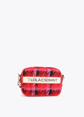 Houndstooth crossbody bag