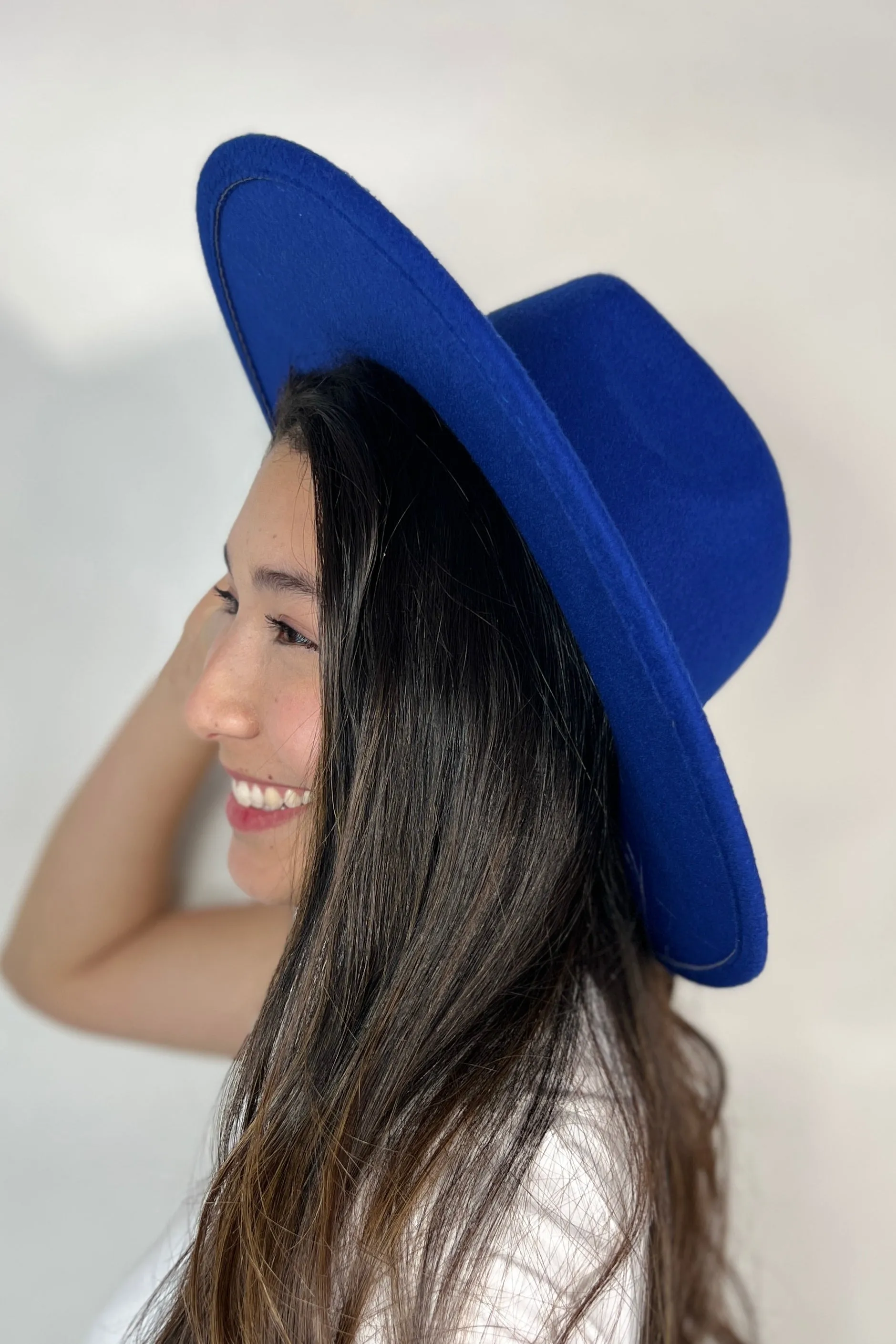 Iconic Chain Felt Faux Wool Felt Fedora