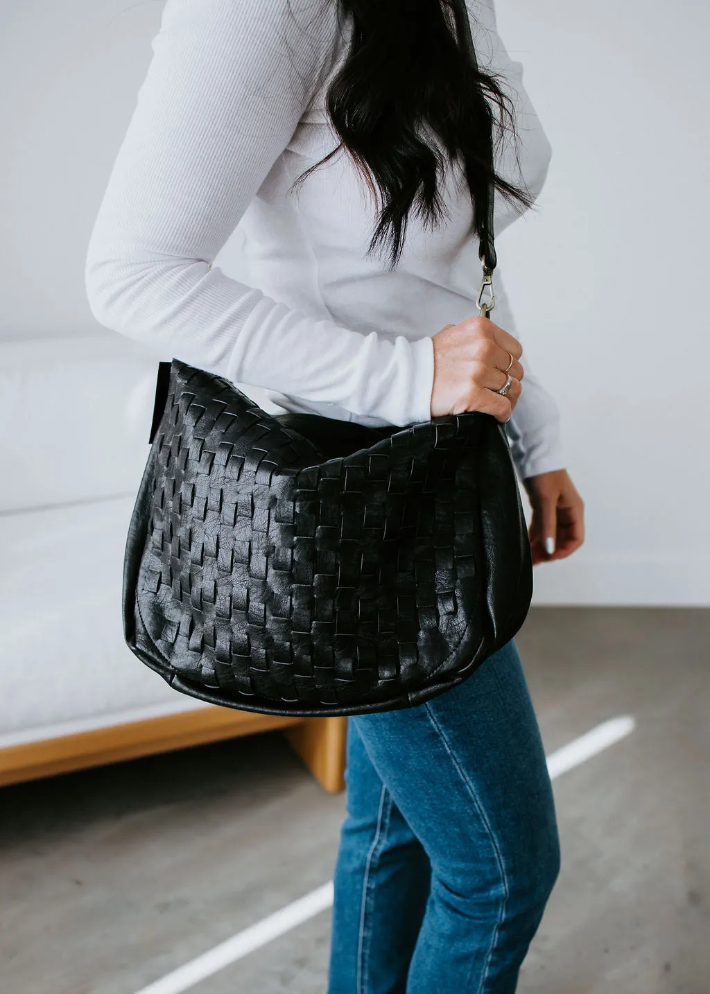 Kai Woven Slouchy Bag