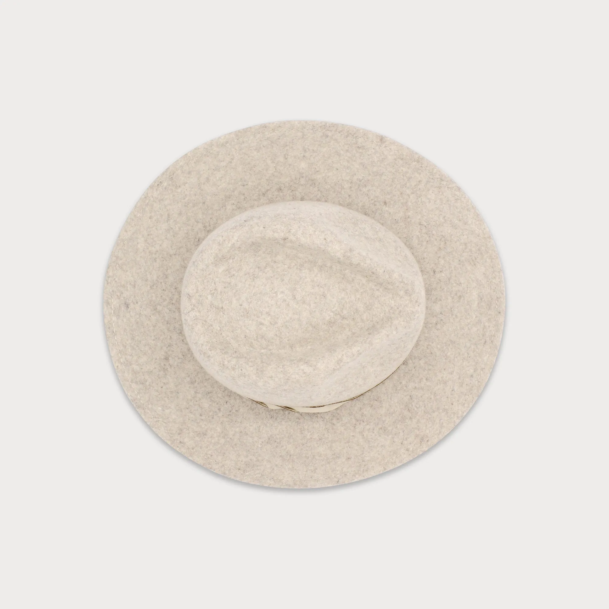 Kleio Wool Fedora in Pebble Grey