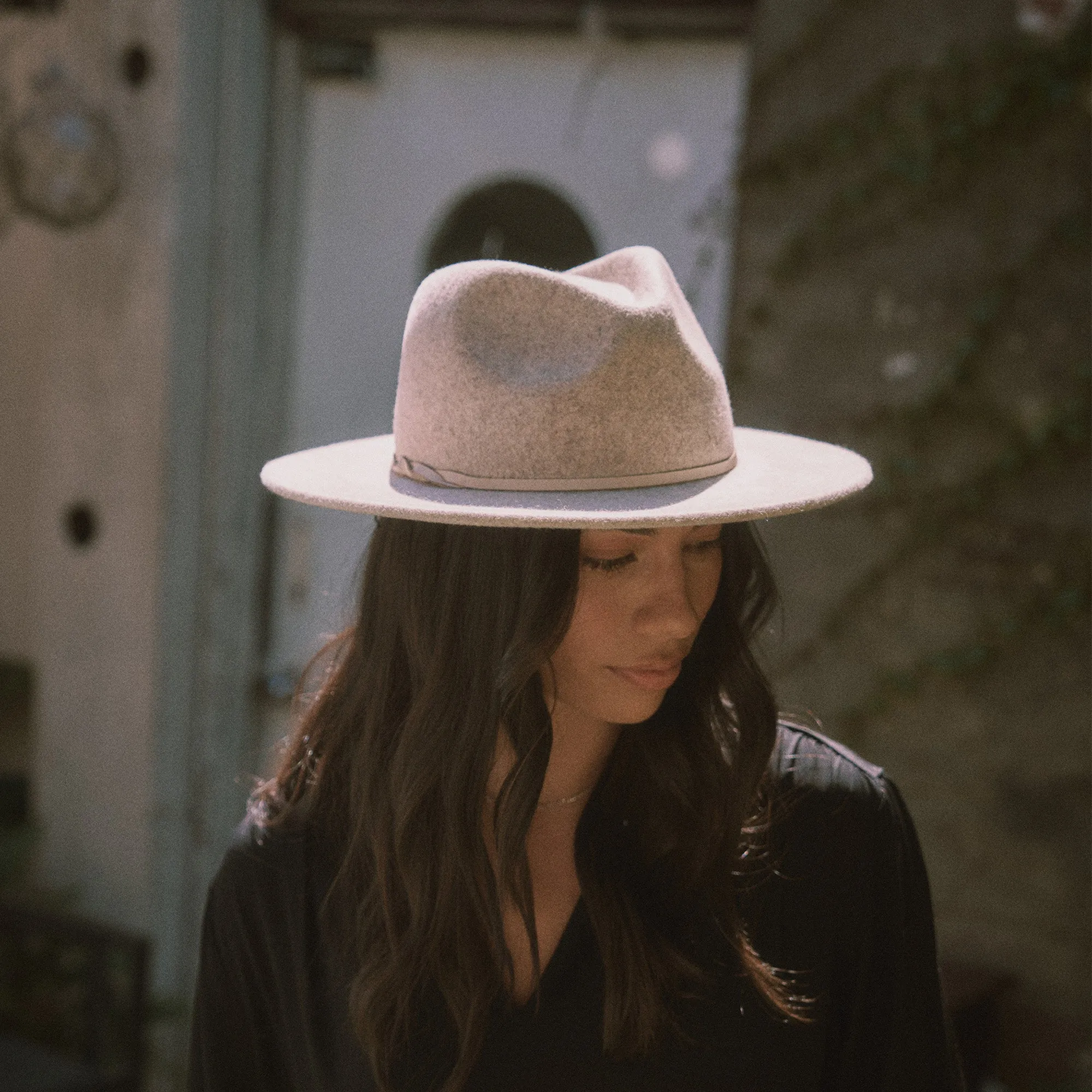 Kleio Wool Fedora in Pebble Grey
