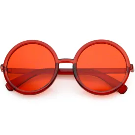 Large Retro Round Circle 1970's Fashion Sunglasses C855