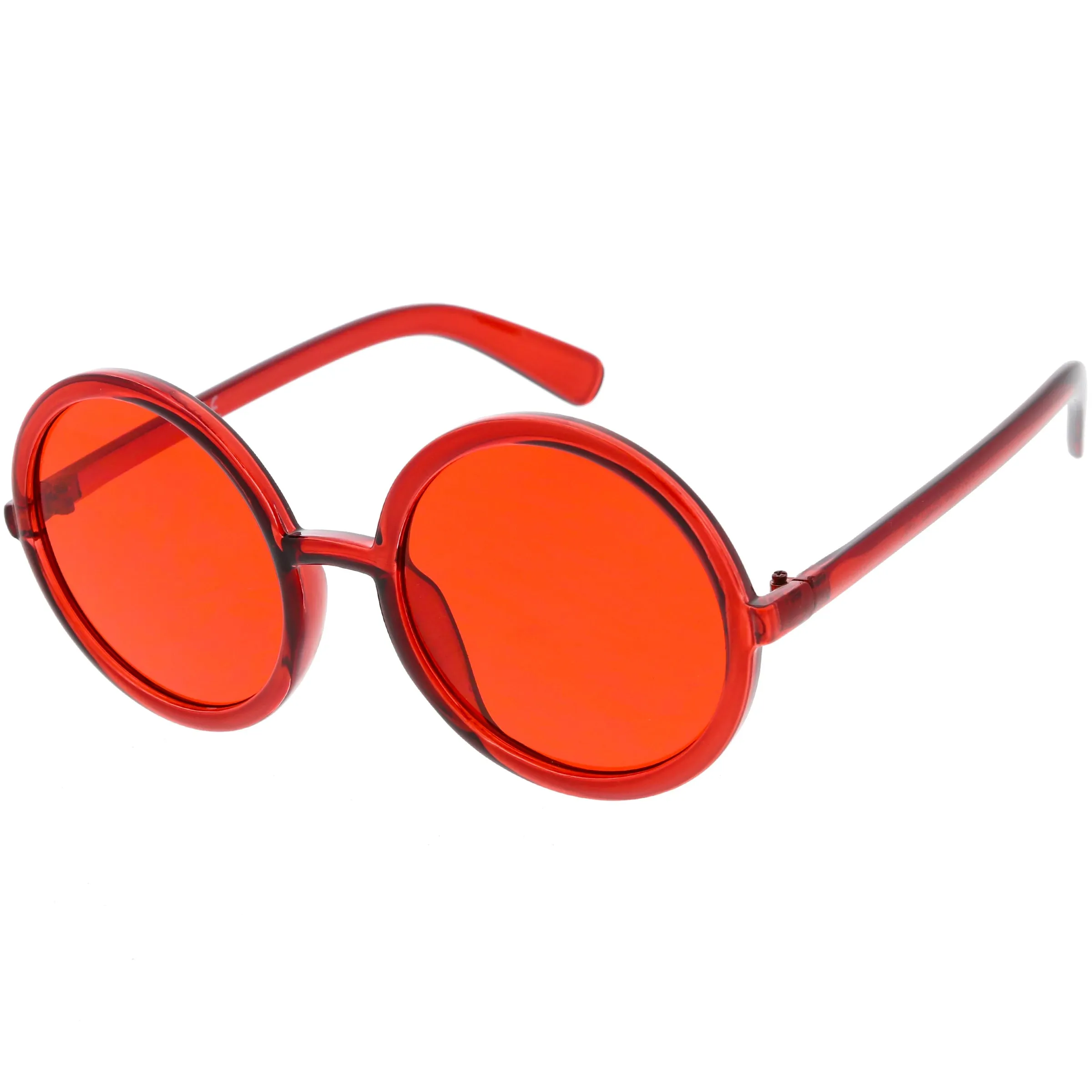 Large Retro Round Circle 1970's Fashion Sunglasses C855