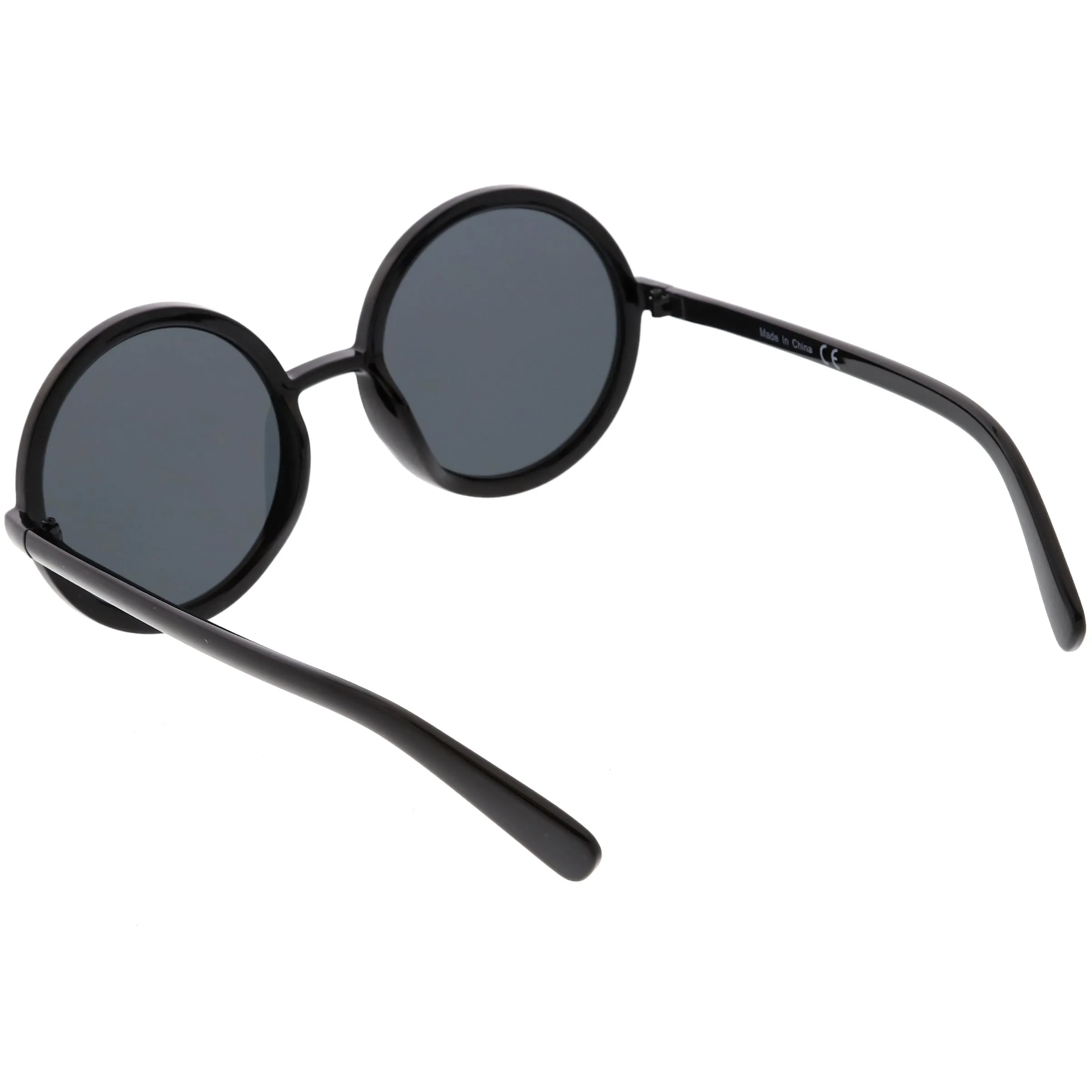 Large Retro Round Circle 1970's Fashion Sunglasses C855