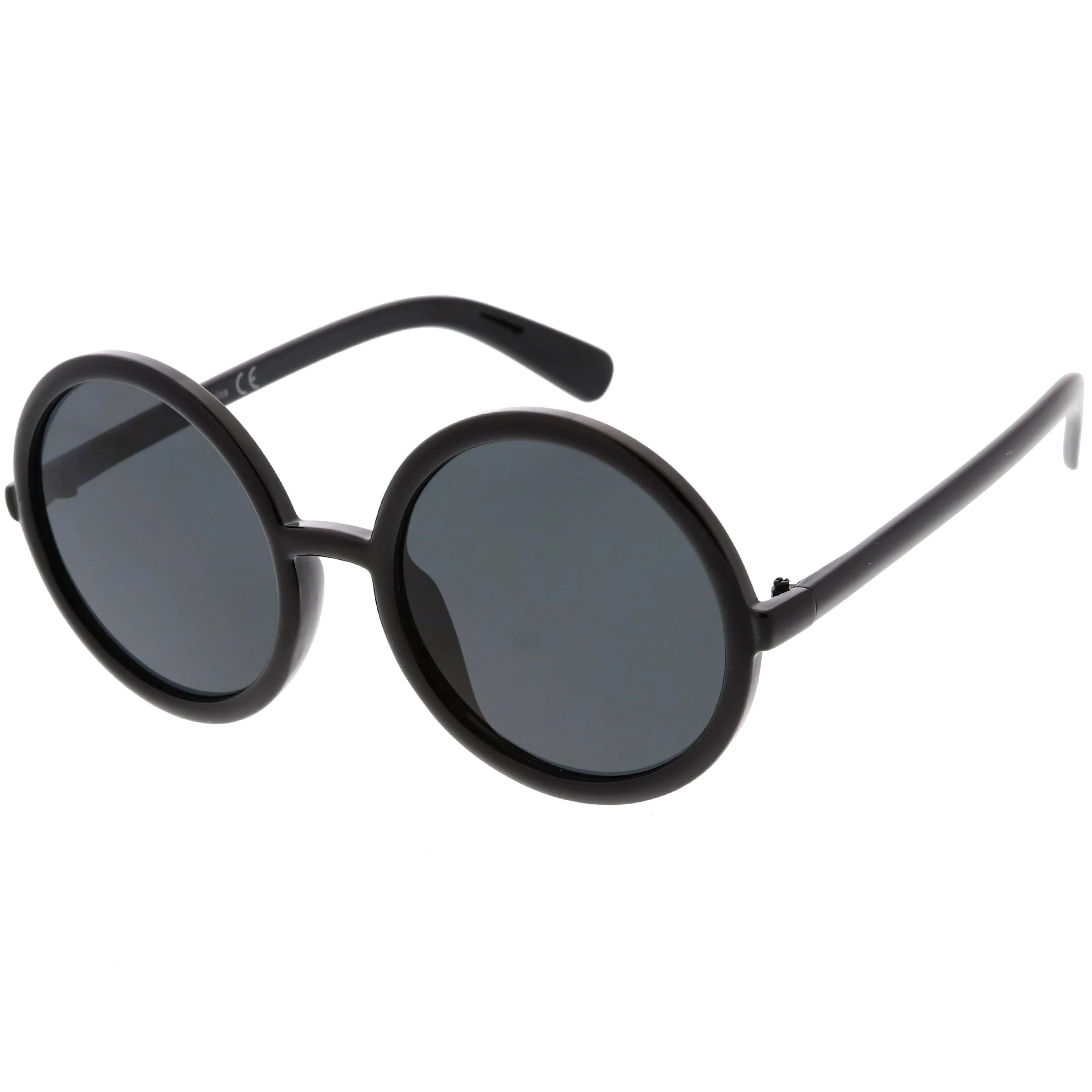 Large Retro Round Circle 1970's Fashion Sunglasses C855