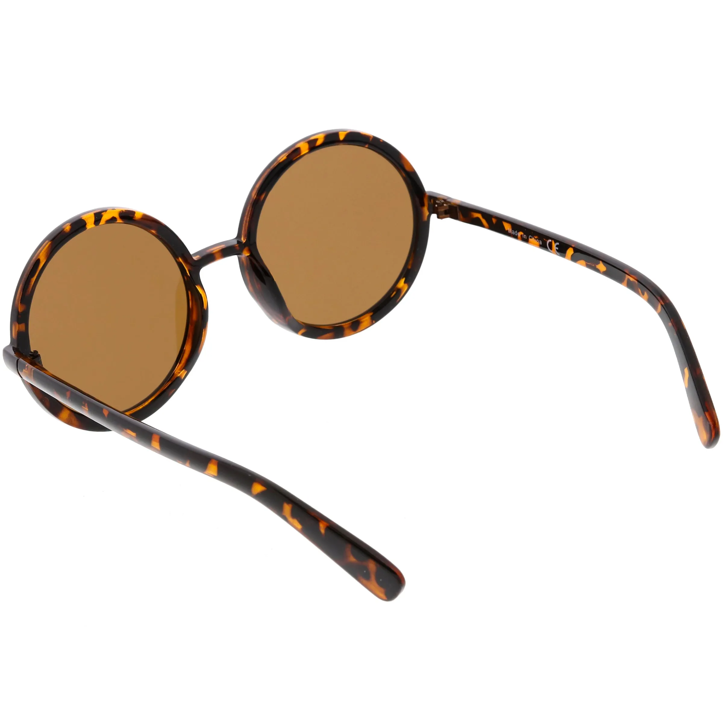 Large Retro Round Circle 1970's Fashion Sunglasses C855