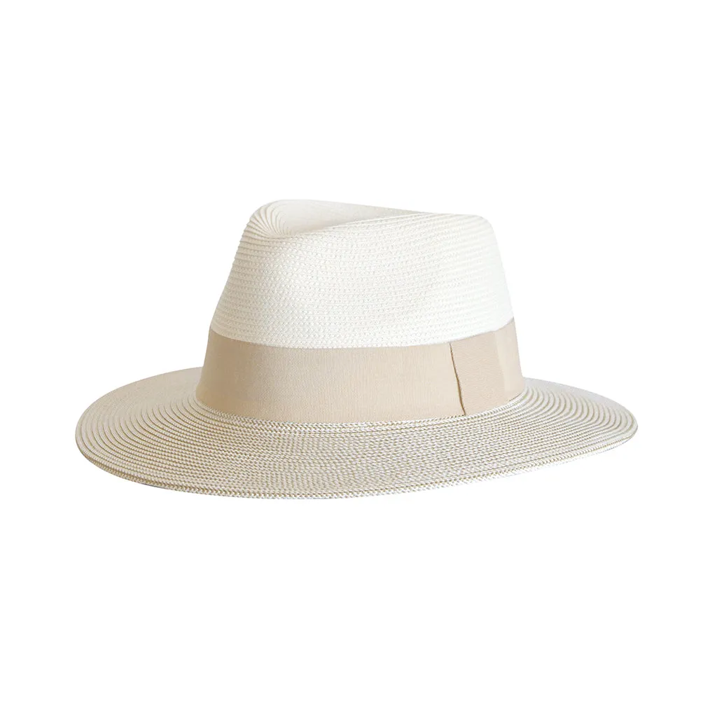 Naledi Fedora Sun Hat Ivory Stone