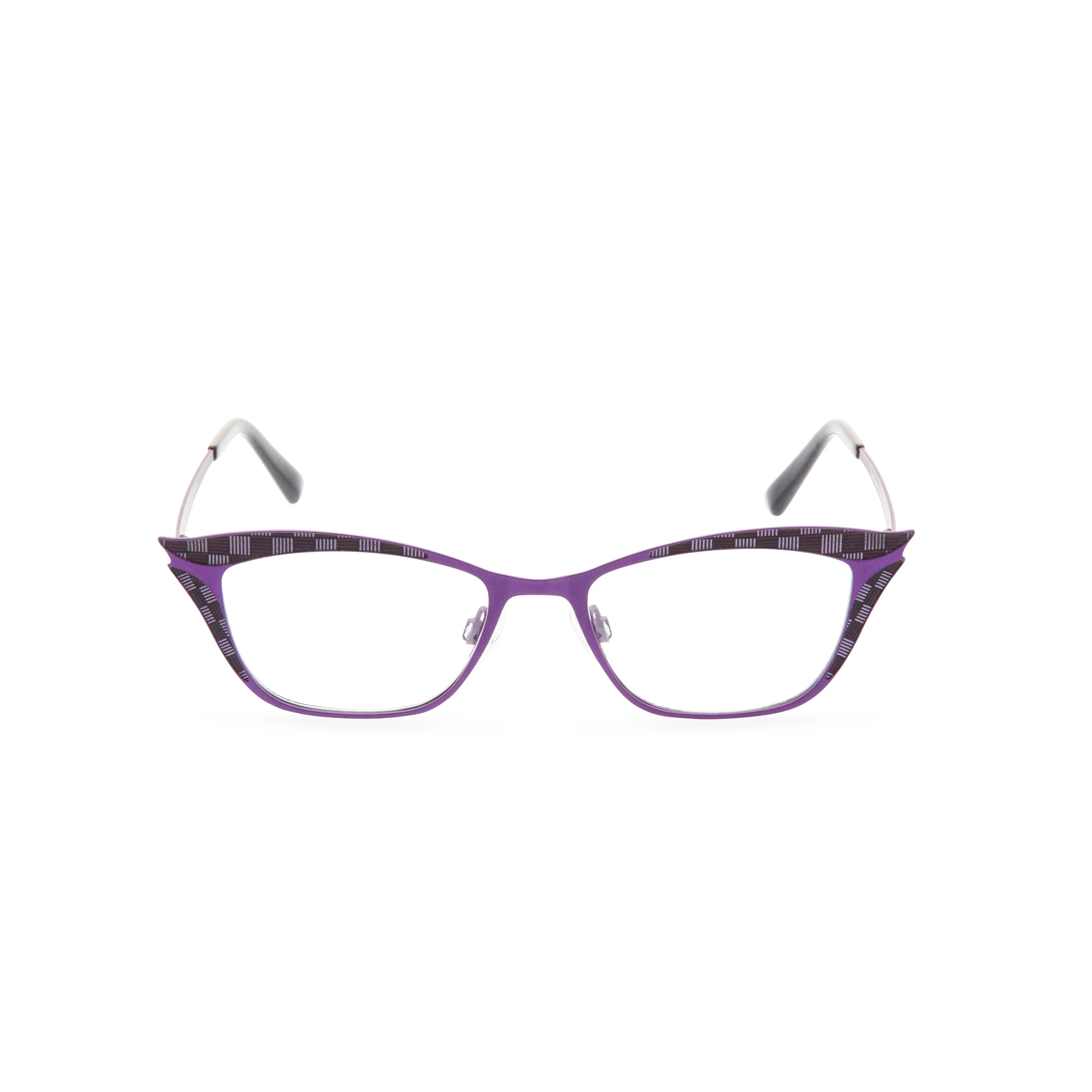 Nancy Cat Eye Glasses - Purple
