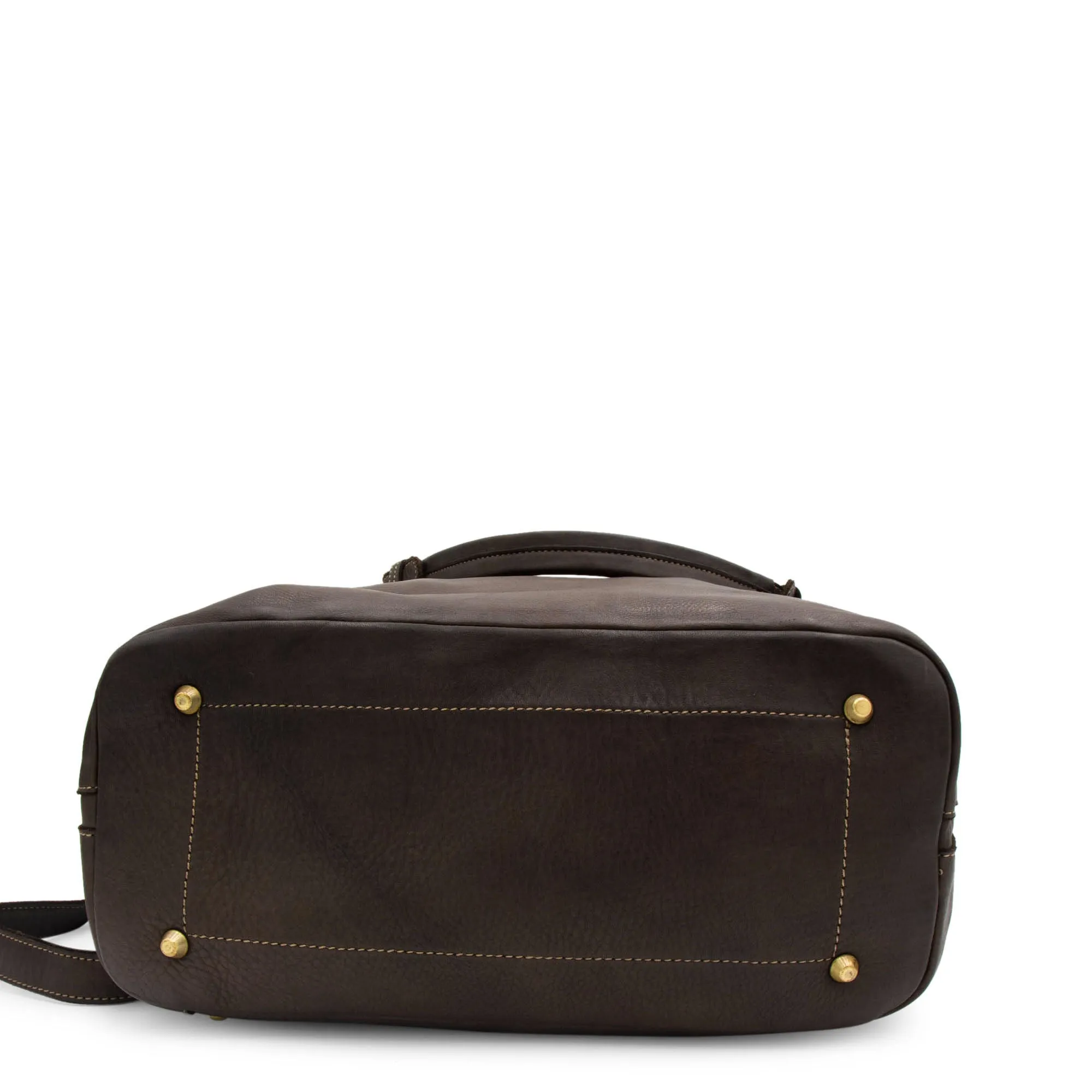 Nora Patchwork Tote in Chocolate