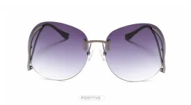 Oversize Rimless Fashion Sunglasses