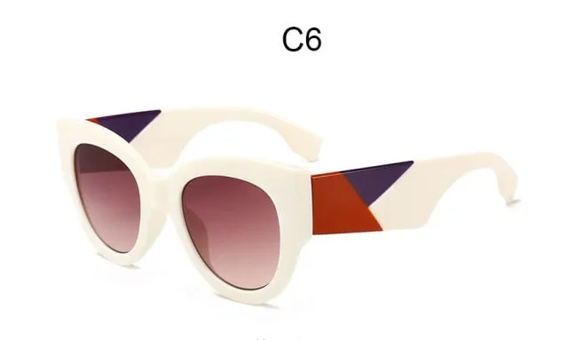 Oversized Retro Round Sunglasses